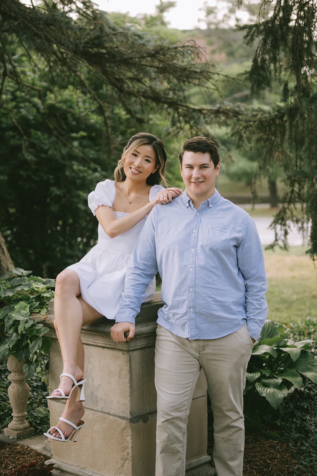 Connor and Mackenzie engagement photo
